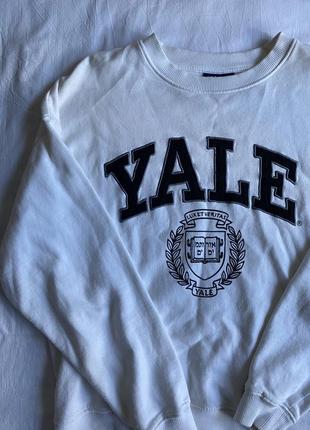 Свитшот yale трендовая кофта спортивная американская оригинальная