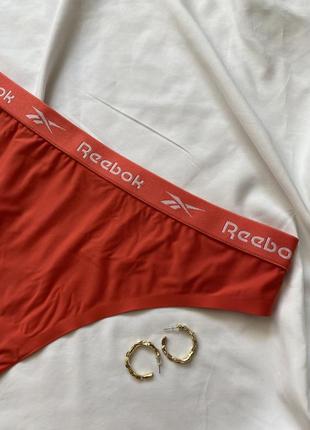 Безшовні стрінги із монограмн резинкою reebok, нижня білизна3 фото