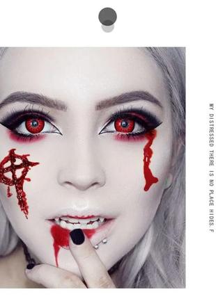 Наклейки на лицо и тело к хеллоуину, наклейке - раны, шрамы, порезы6 фото