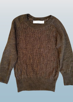 Тонкий шерстяной пуловер1 фото