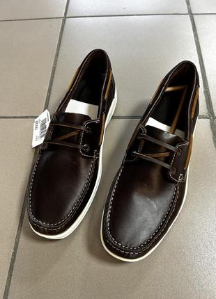 Мужские топсайдерыecco,мокасины