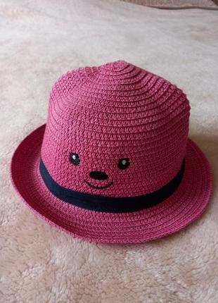 Капелюх шляпа шапка для дівчинки 1-2 роки