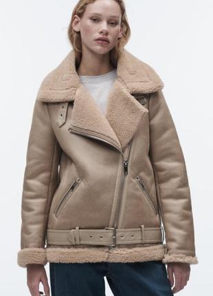 Дубленка / жакет zara