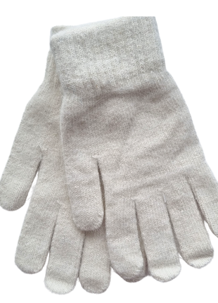 Перчатки перчатки ангора зима с мехом теплые 7 цветов1 фото