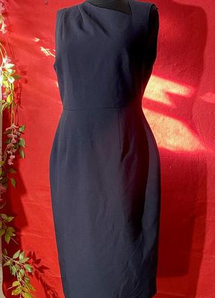 Дуже жіноча елегантна сукня темно синього кольору dorothy perkins, р 46 (12)