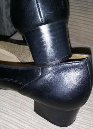 Отличительные кожаные туфли regent (markenschuh) размер 42-42 1/2 ( 28,2 см)3 фото