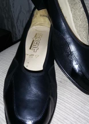 Отличительные кожаные туфли regent (markenschuh) размер 42-42 1/2 ( 28,2 см)8 фото
