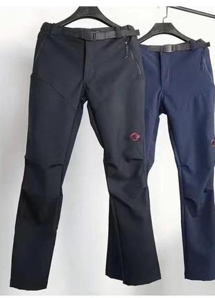 Зимние мужские штаны брюки mammut softech