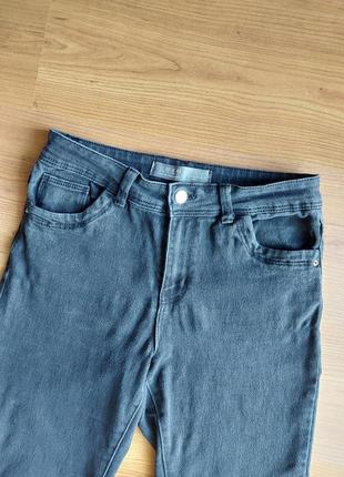 Черные стрейчевые джинсы по фигуре на невысокий рост denim co, р. 403 фото