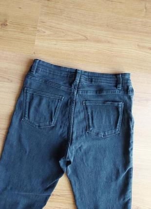 Черные стрейчевые джинсы по фигуре на невысокий рост denim co, р. 404 фото