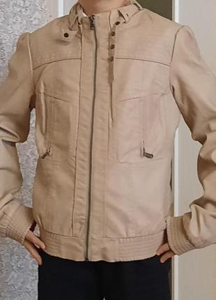 Куртка (унисекс) из экокожи flame от takko fashion, разм. 42/441 фото