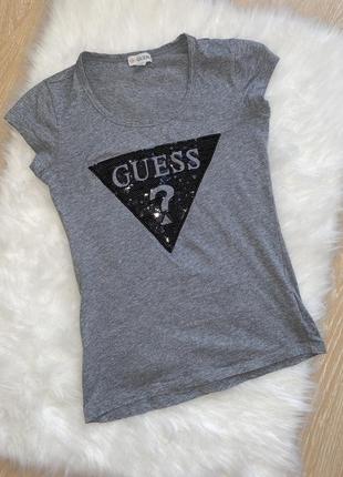 Серая футболка guess оригинал 🇺🇸