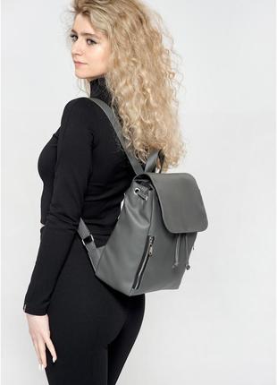 🆕 женский рюкзак loft mz графитовый2 фото