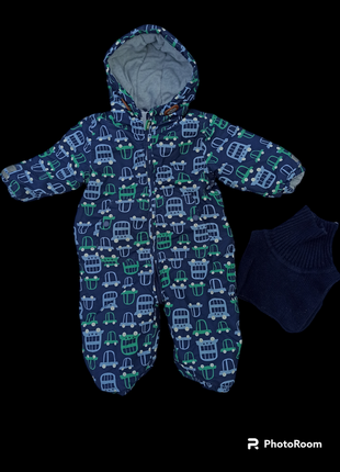 Термокомбинезон зимний + манишка утепленная