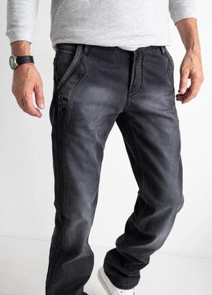 Зимові джинси, штани чоловічі на флісі котонові щільні warxdar, туреччина5 фото