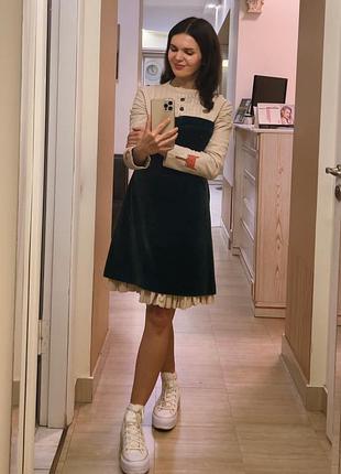 Бархатное платье от украинского дизайнера