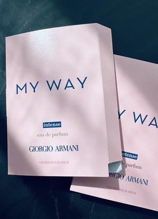 Giorgio armani my way intense пробник парфуму 1.2мл