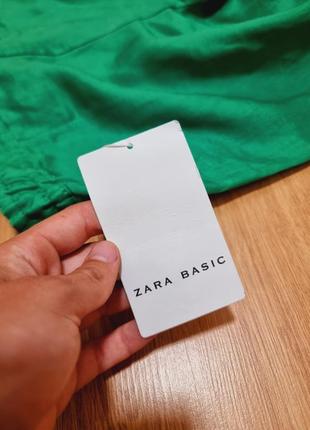 Брюки женские zara рами рамие новые зеленые клеш6 фото