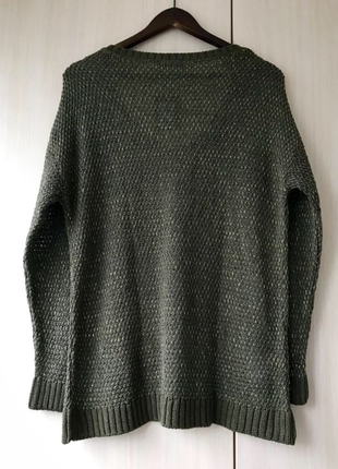 Джемпер, пуловер promod с золотистой нитью / l2 фото