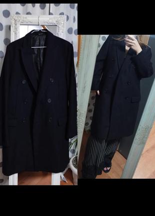 Шерстяне пальто h&m