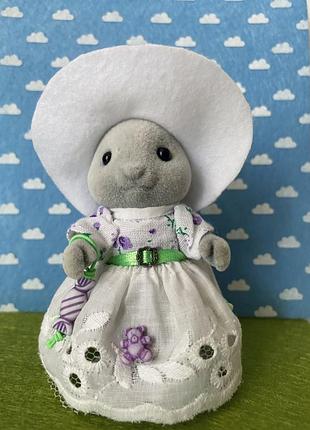 Sylvanian families ексклюзивний ретро кролик сірого кольору