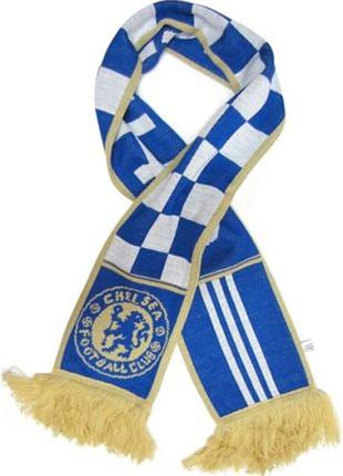 Chelsea fc adidas шарф футбольный