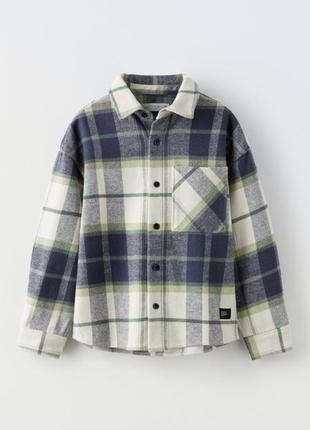 Рубашка в клетку zara