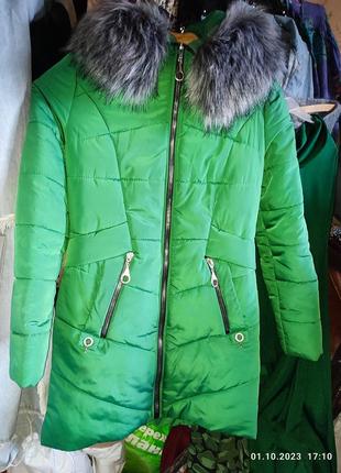 Зимова куртка пальто р хс с2 фото