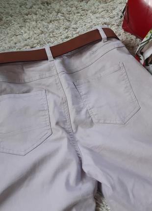 Комфортные коттоновые штаны в светло лиловом цвете, collection,  p  42-448 фото