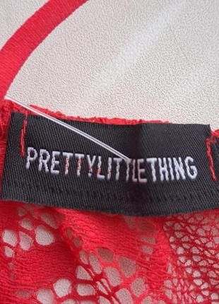 Гарний сексуальний ажурний боді prettylittlething/розмір євро 34/369 фото