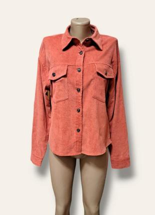 Микровельветовая рубашка