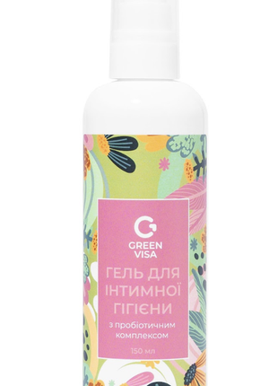 Натуральний гель для інтимної гігієни з пробіотиками, 150 мл