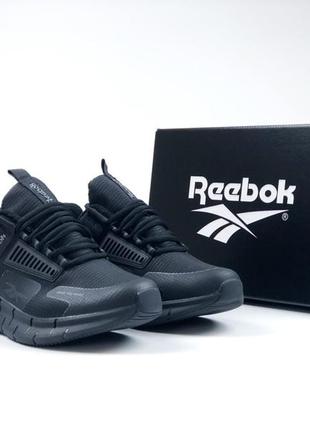 Чорні кросівки утеплені для чоловіків від reebok/термо кроси для пацанів/стильні кроси для хлопців/зимове чоловіче взуття8 фото