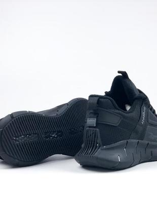 Чорні кросівки утеплені для чоловіків від reebok/термо кроси для пацанів/стильні кроси для хлопців/зимове чоловіче взуття7 фото