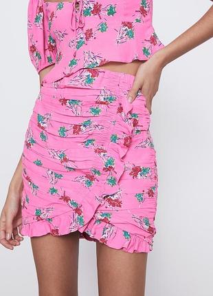 Распродажа! юбка в цветы