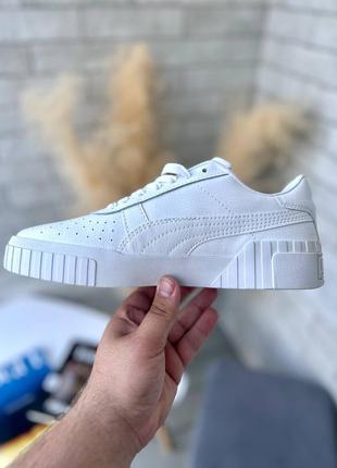 Женские кроссовки puma cali white4 фото