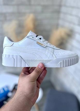 Женские кроссовки puma cali white3 фото