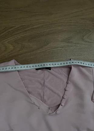 Розовая блузка на пуговицах mohito s🎀3 фото