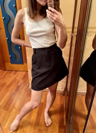 Дизайнерская юбка черная pakhtusova (украинский бренд)3 фото