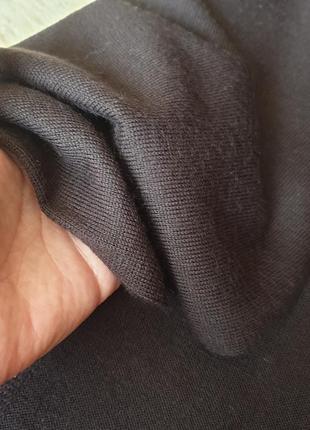 Длинный коричневый шарф сalvin klein