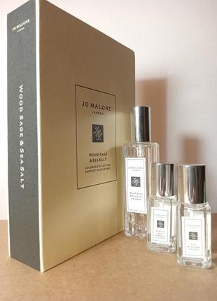 Парфум набір jo malone wood sage & english pear & silk blossom