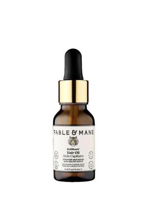 Поживне масло олійка для волосся fable & mane holiroots pre-wash hair oil