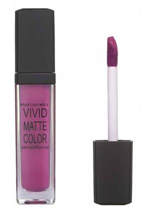 Etual cosmetics vivid matte color sensational рідка помада для губ