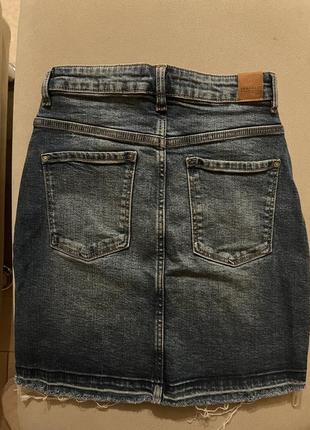 Юбка юбка джинсовая карандаш zara trf2 фото