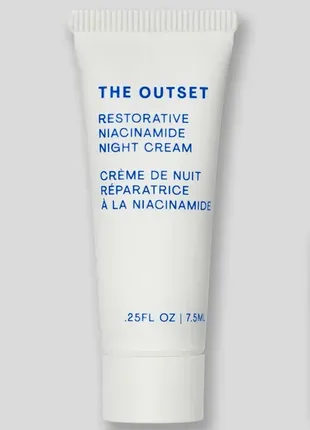 Восстанавливающий ночной крем the outset restorative niacinamide night cream 7.5ml