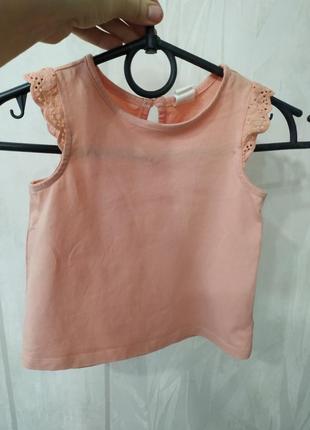 H&m майка детская с кружевом
