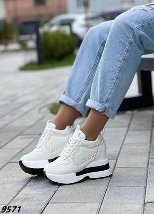 Кросівки (снікерси) білі черевики 23-25,5см9 фото