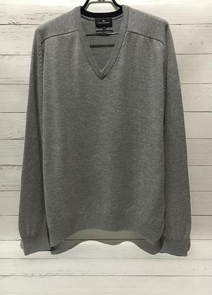 Свитер мужской шерстяной blue harbour.