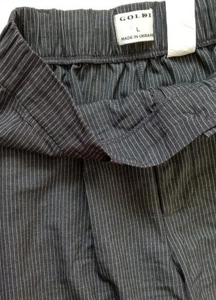 Классные брюки в полоску, прямые брюки, палаццо6 фото