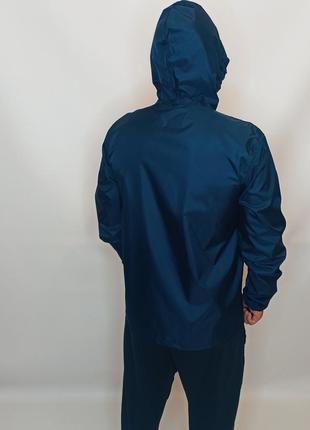 Куртка вітровка дощовик чоловіча синя quechua розмір — м5 фото